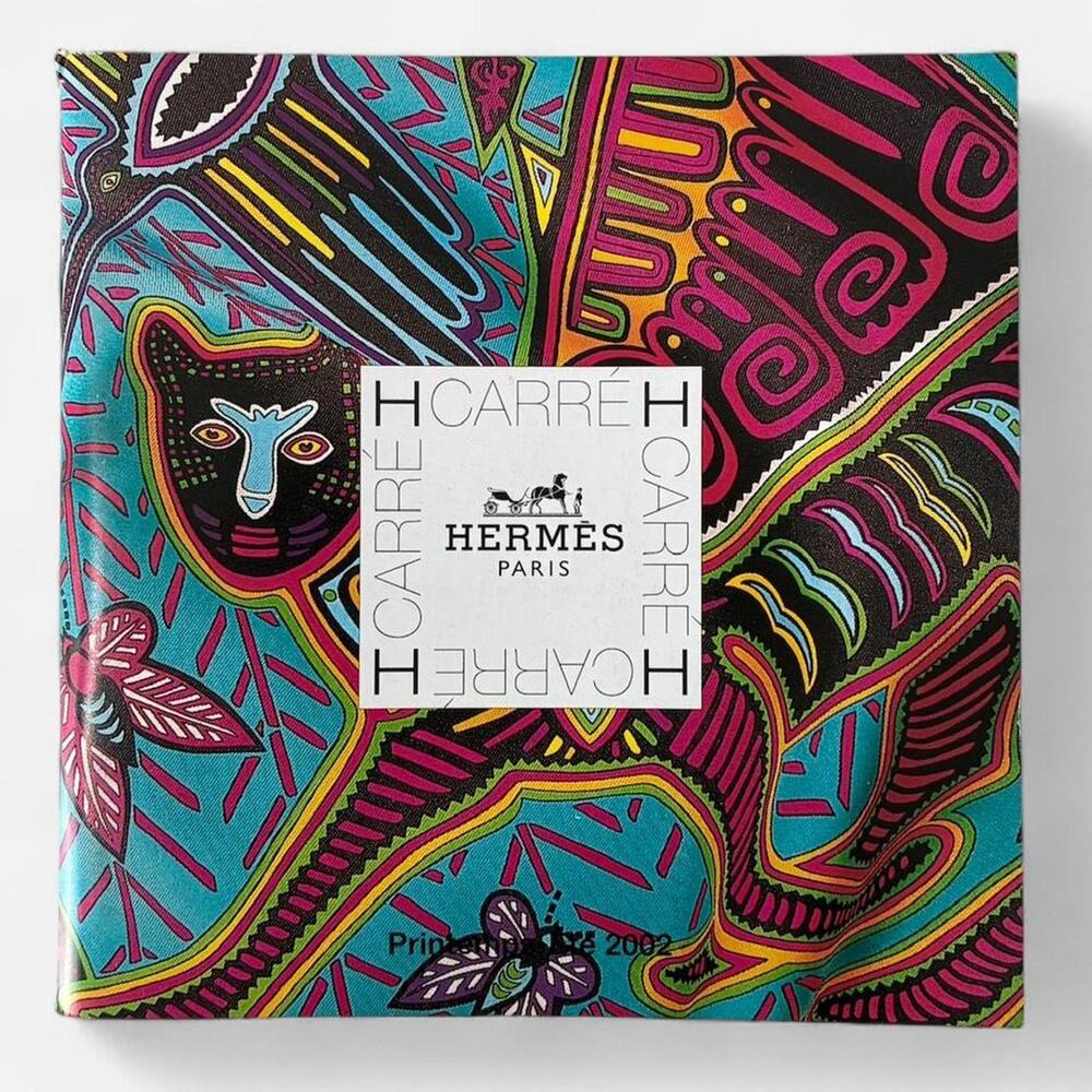 LE CARRÉ HERMÈS Hermes 2002 S/S Scarf Collection mini catalog
